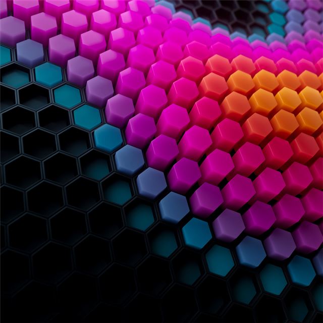 2732x2732 hexa abstract 4k -  iPad Pro Wallpaper