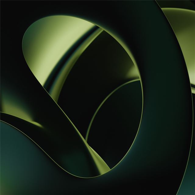 2732x2732 green shape 8k -  iPad Pro Wallpaper