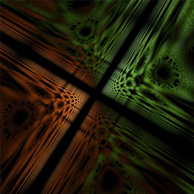 2732x2732 green x red grafitti art 5k -  iPad Pro Wallpaper