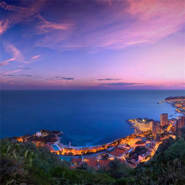 2732x2732 monaco winter clouds 5k -  iPad Pro Wallpaper