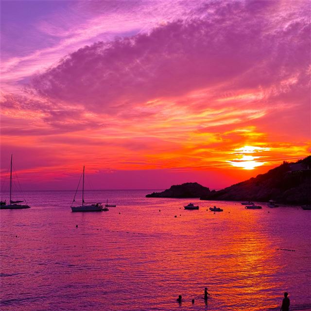 2732x2732 ibiza beach 5k - 5k iPad Pro Wallpaper