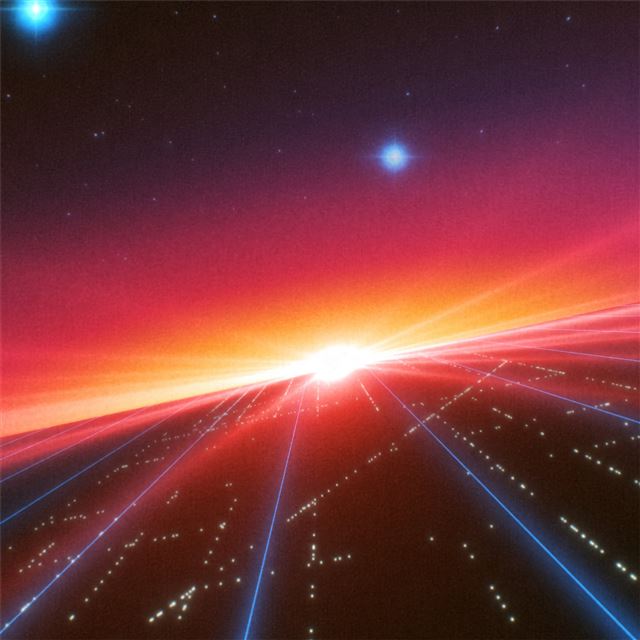 2732x2732 horizon grid - 5k iPad Pro Wallpaper