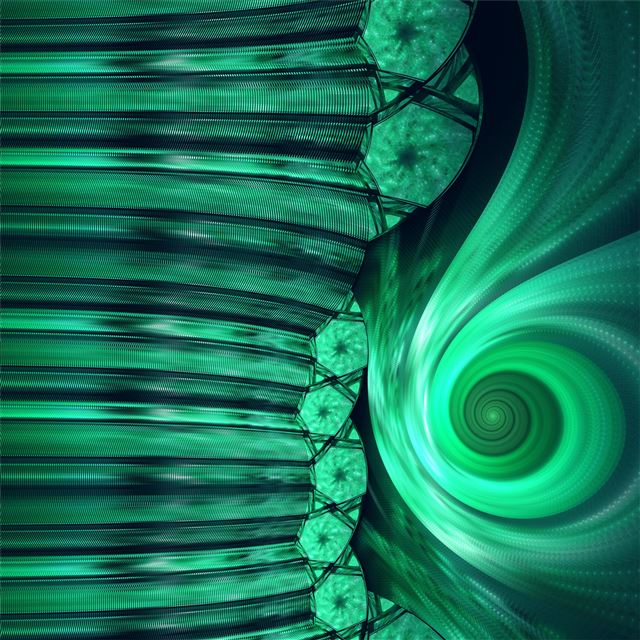 2732x2732 bright flame fractal digital art - 4k iPad Pro Wallpaper