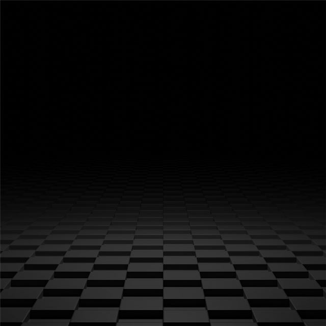 2732x2732 dark 3d shapes floor -  iPad Pro Wallpaper