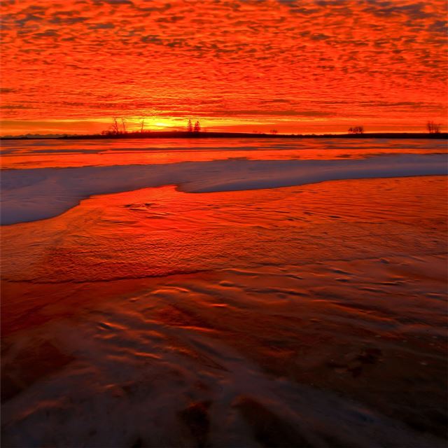 2732x2732 red paisagem -  iPad Pro Wallpaper