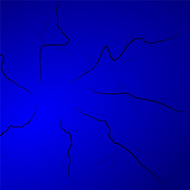 2732x2732 new roots under blue - blue iPad Pro Wallpaper