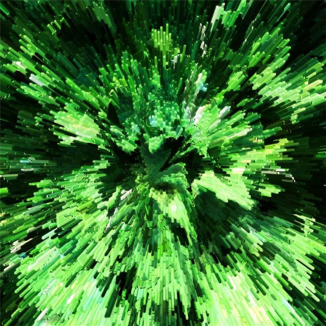 2732x2732 abstract green pipes 4k -  iPad Pro Wallpaper