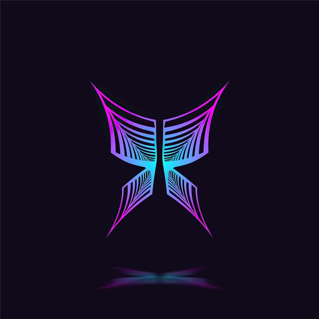 2732x2732 butterfly digital abstract 4k - artwork iPad Pro Wallpaper