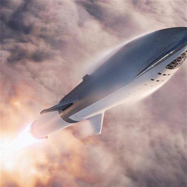2732x2732 space x rocket 4k - 4k iPad Pro Wallpaper