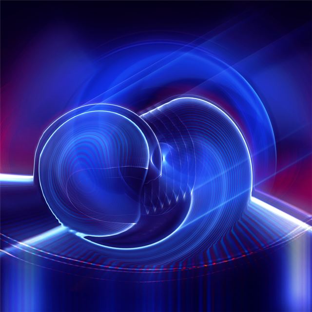 2732x2732 digital art abstract fractal glow vectors 5k - vector iPad Pro Wallpaper