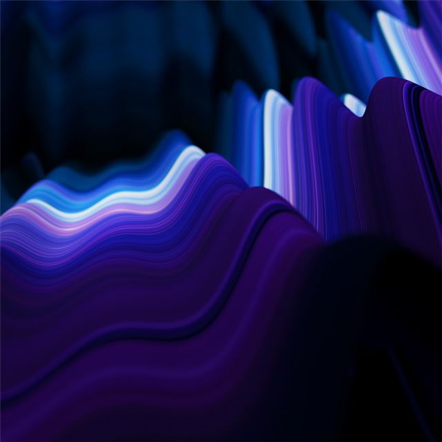 2732x2732 abstract ribbons 4k - behance iPad Pro Wallpaper