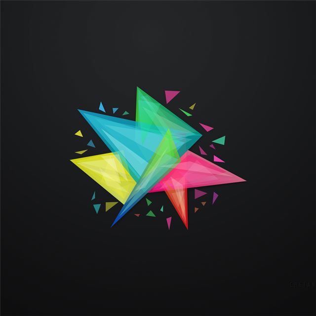 2732x2732 facets shapes 4k - artwork iPad Pro Wallpaper
