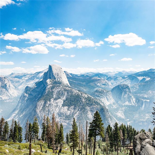 2732x2732 5k yosemite national park great view - mountains iPad Pro Wallpaper