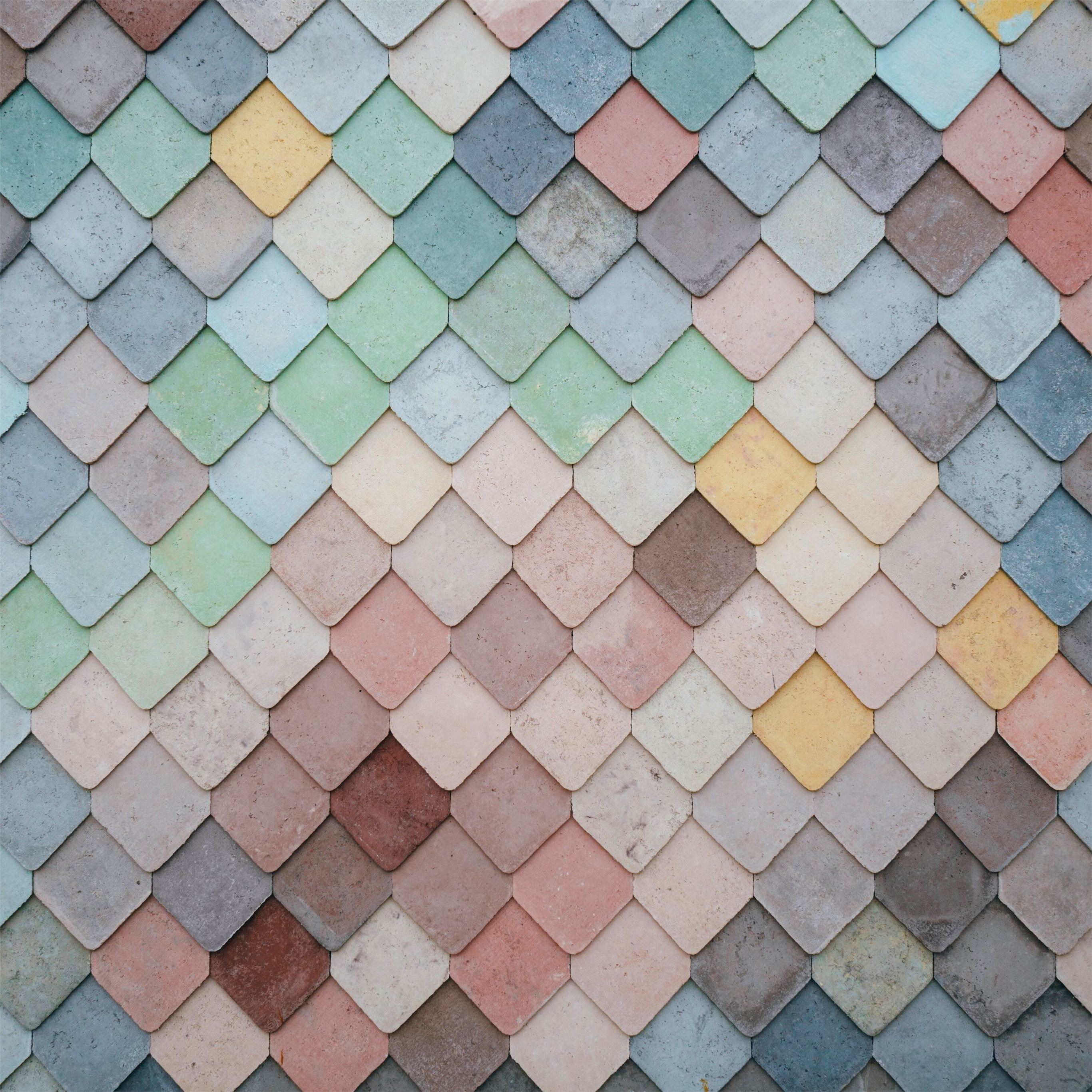 tile pattern pastel 5k iPad Pro Wallpapers Free Download