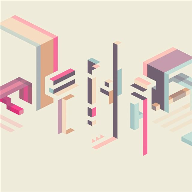 2732x2732 glitch abstract art 5k - 5k iPad Pro Wallpaper