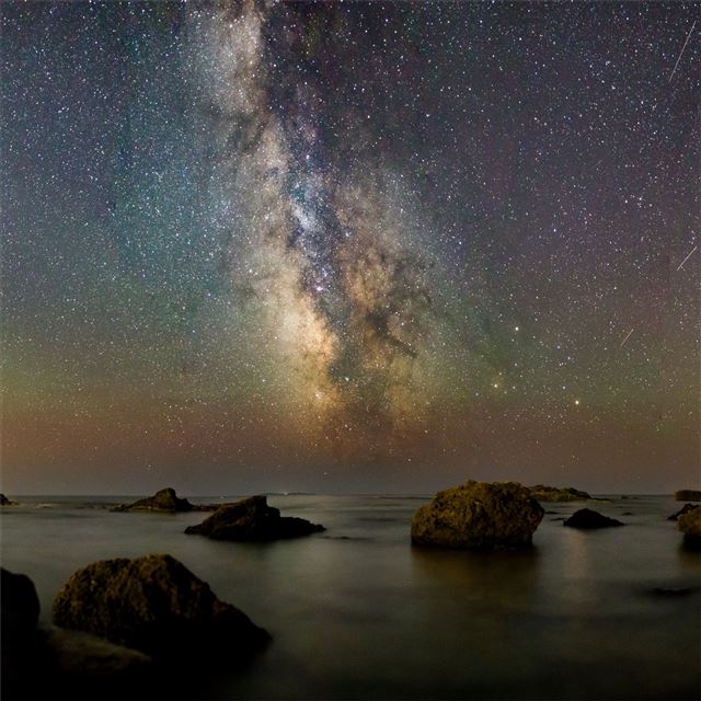 2732x2732 twilight star sky beach -  iPad Pro Wallpaper