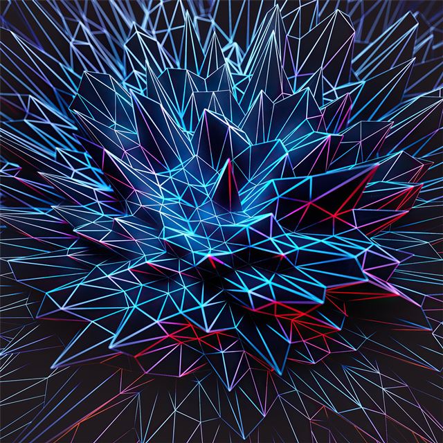 2732x2732 abstract wire cage 4k -  iPad Pro Wallpaper