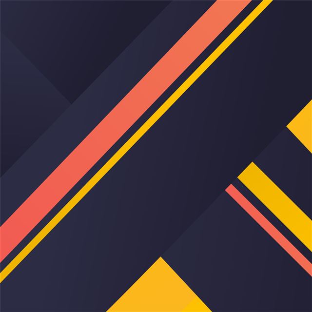2732x2732 geometric material yellow blue red 4k - artist iPad Pro Wallpaper