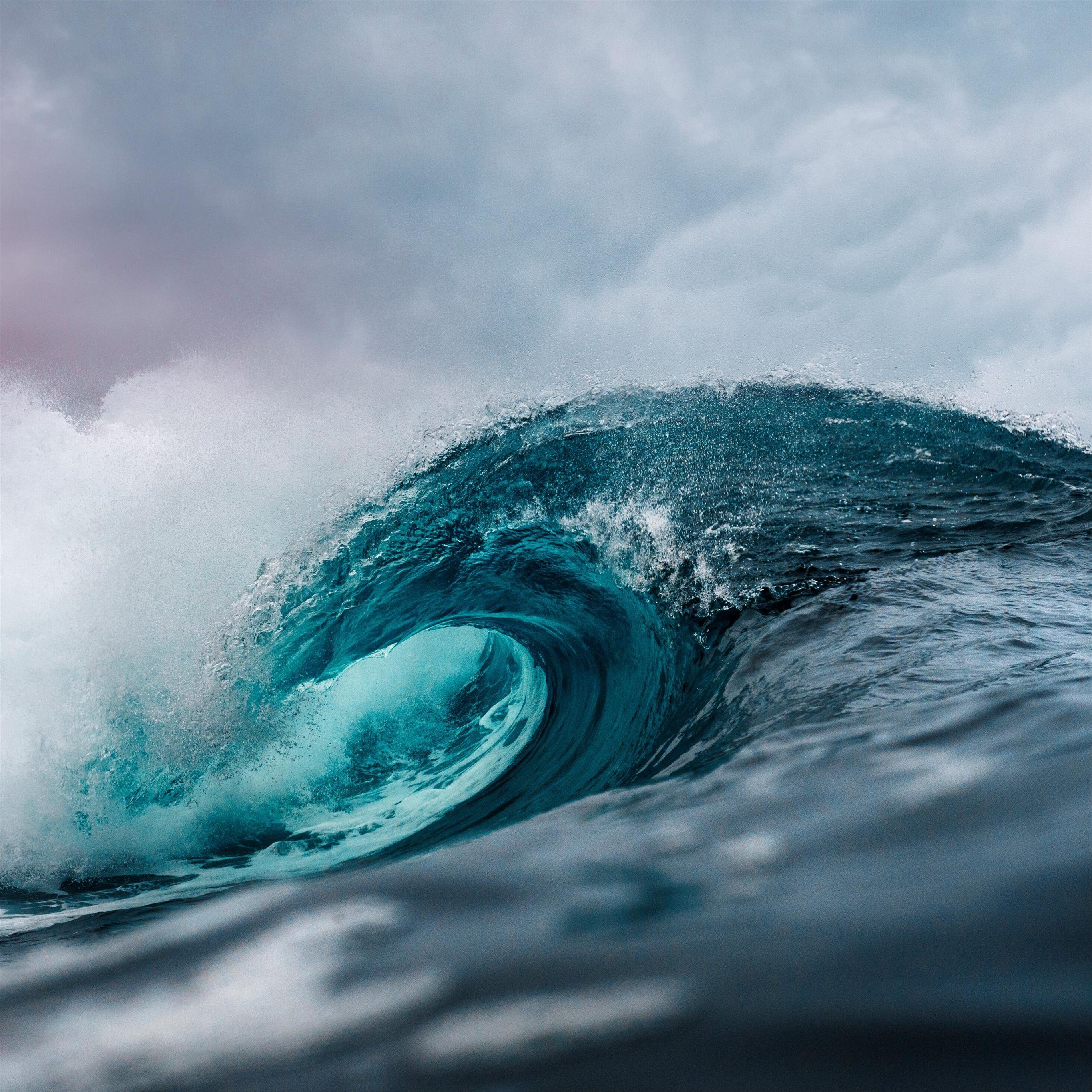 ocean wave 5k iPad Pro Wallpapers Free Download