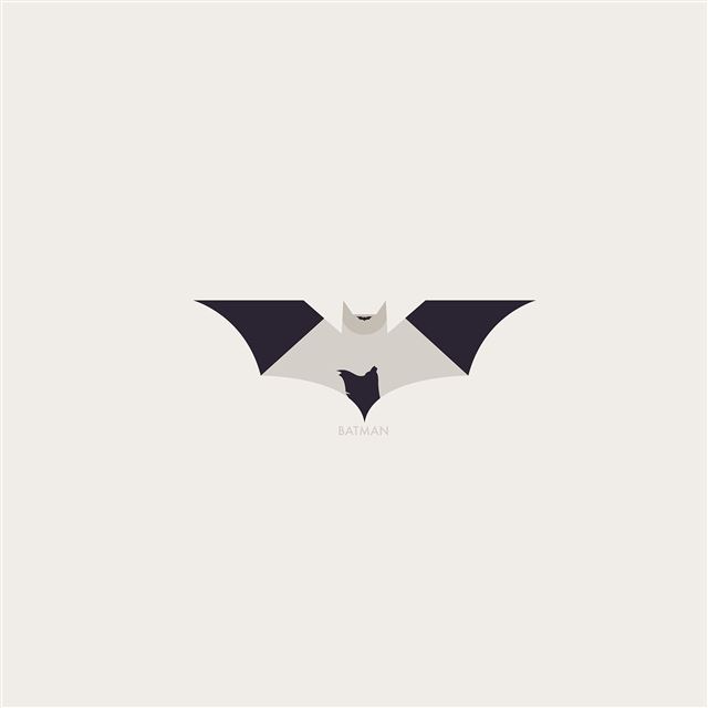 2732x2732 Batman Minimal Logo Illust Art - simple iPad Pro Wallpaper