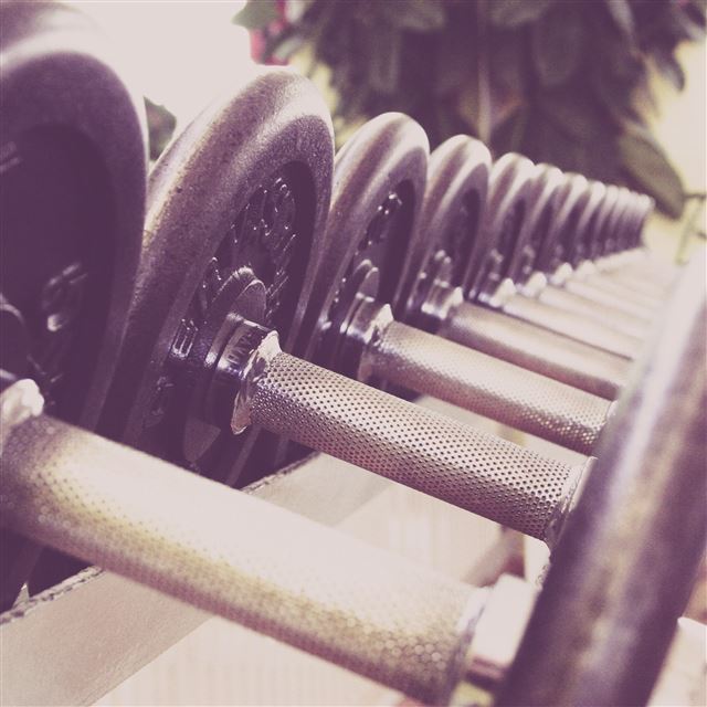 2732x2732 Dumbbells Sports Gym -  iPad Pro Wallpaper