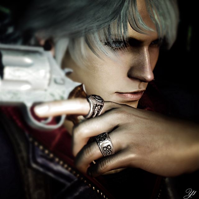 2732x2732 Devil May Cry 4 Nero Art Face Arms -  iPad Pro Wallpaper