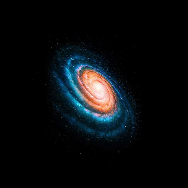 2732x2732 Space Galaxy Dark Rainbow Night Star -  iPad Pro Wallpaper