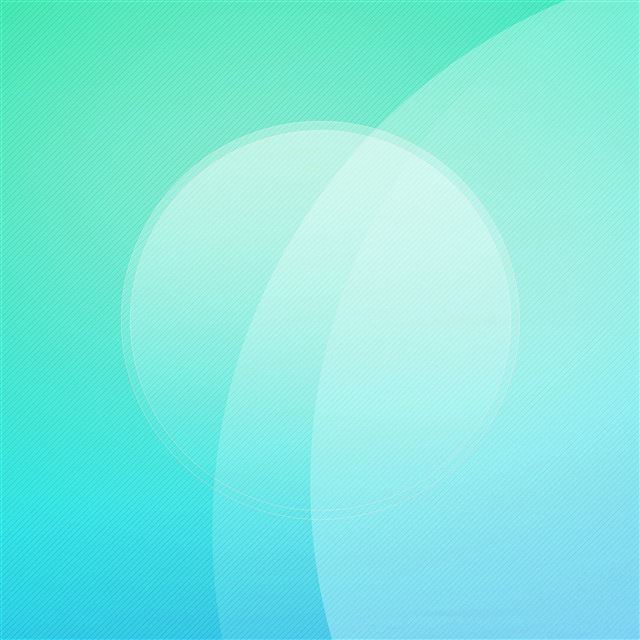 2732x2732 Blue Green Digital Art Circle Pattern -  iPad Pro Wallpaper