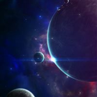 Space Of Mystery Stars And Bigbang iPad Pro wallpaper