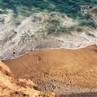 Bright Sunny Beach Sea Nature wallpaper