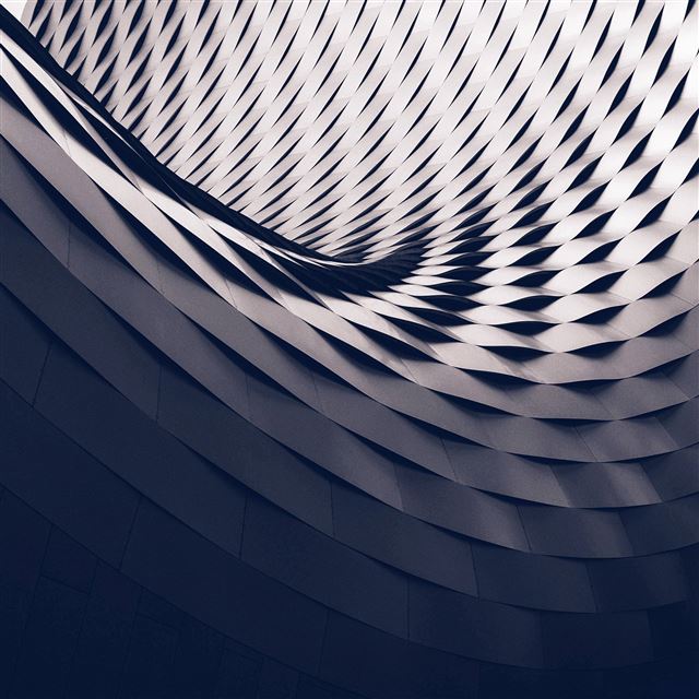 2732x2732 Art Architecture Dark City Blue Pattern - landscape iPad Pro Wallpaper