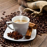 Coffee corn cup wallpaper