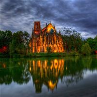 Germany park cathedral wallpaper