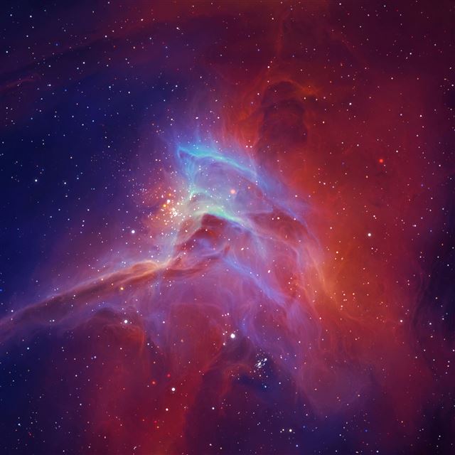 2732x2732 Star nebula glow -  iPad Pro Wallpaper