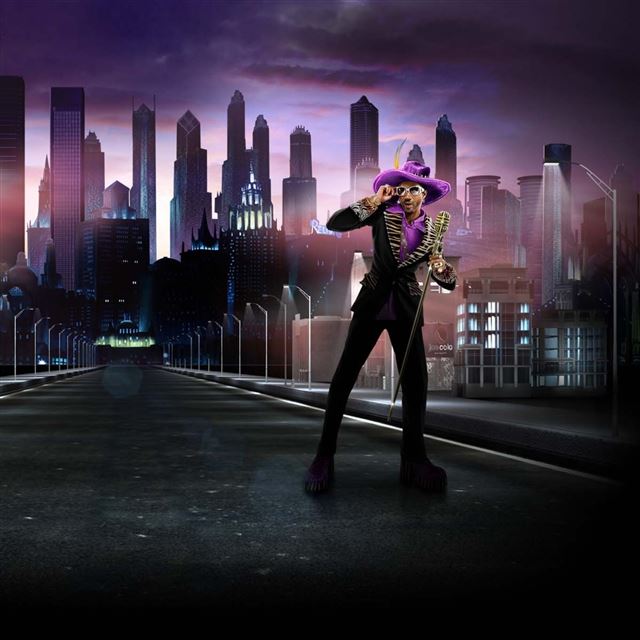 2732x2732 Road city night -  iPad Pro Wallpaper