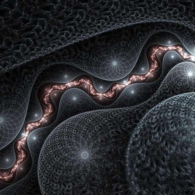 2732x2732 Abstract shape pattern - gray iPad Pro Wallpaper
