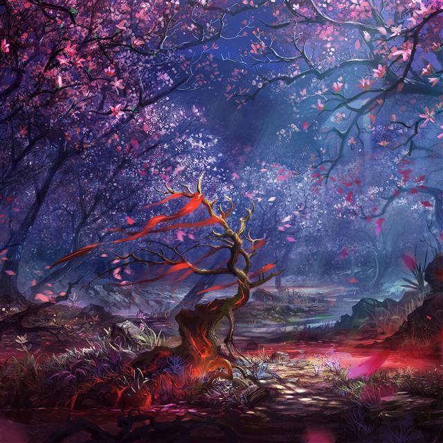 2732x2732 Art forest -  iPad Pro Wallpaper