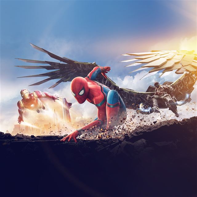 2732x2732 Spider man hero marvel illustration art -  iPad Pro Wallpaper
