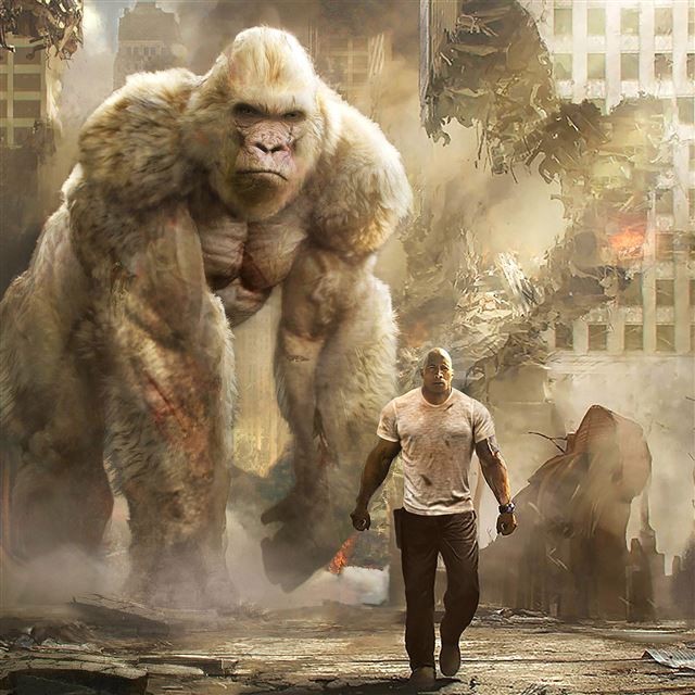 2732x2732 Rampage orangutans -  iPad Pro Wallpaper