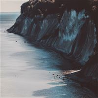 Sea coast dark wallpaper