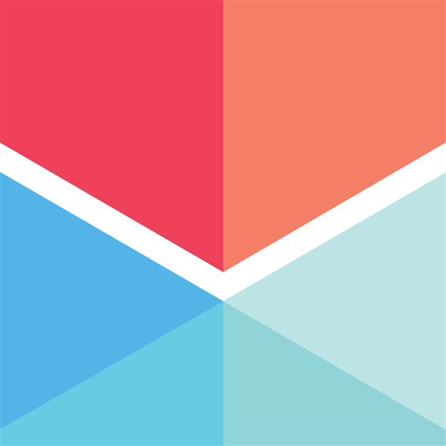 2732x2732 Red blue abstract pattern -  iPad Pro Wallpaper
