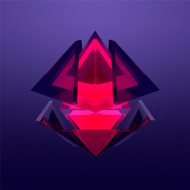 2732x2732 diamond abstract facet 4k - artwork iPad Pro Wallpaper