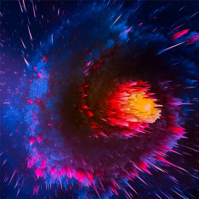 2732x2732 sharp color edges abstract - 4k iPad Pro Wallpaper