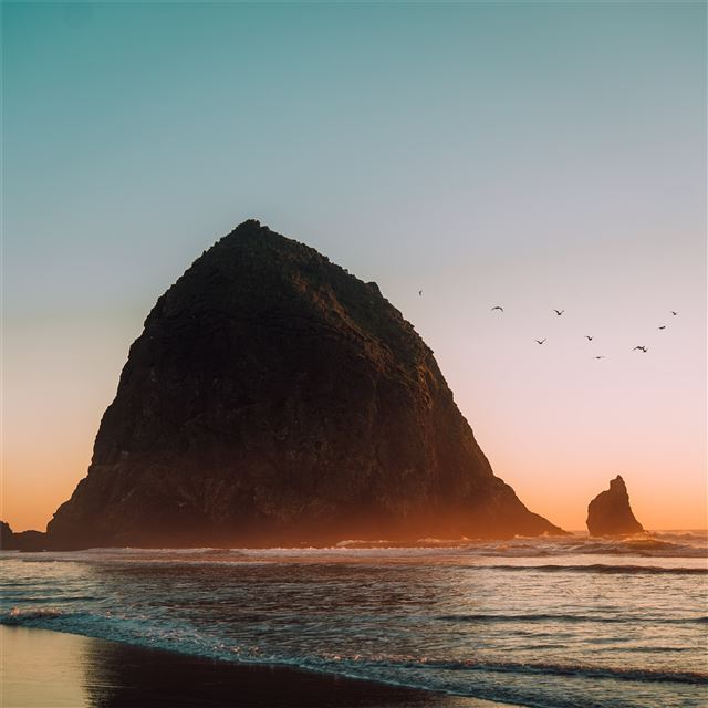 2732x2732 rock formation ocean 4k -  iPad Pro Wallpaper