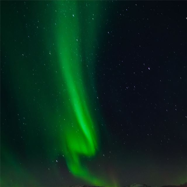 2732x2732 green aurora lights 4k 5k - space iPad Pro Wallpaper