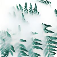 green leaf plants fog 4k wallpaper
