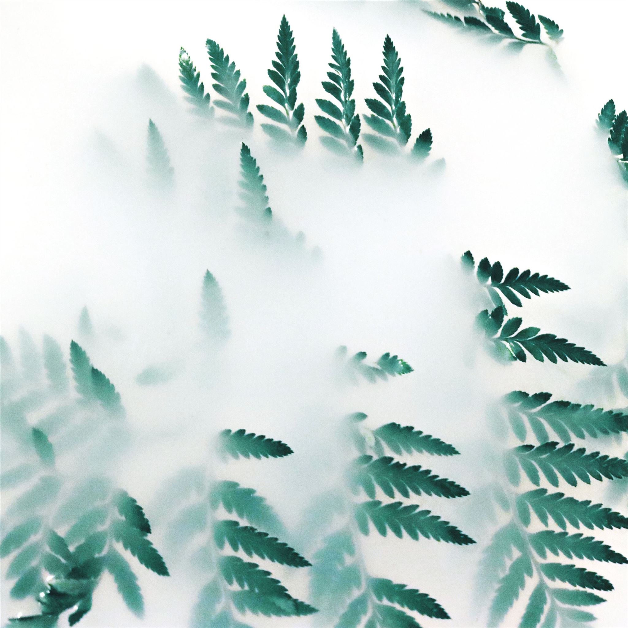 green leaf plants fog 4k iPad Pro Wallpapers Free Download
