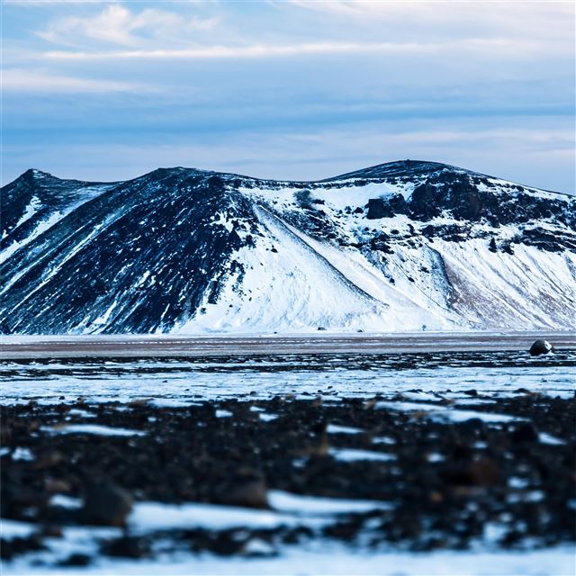 2732x2732 solheimasandur plane wreck in iceland 4k -  iPad Pro Wallpaper