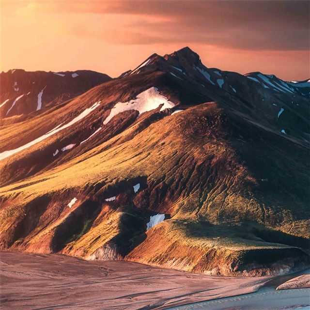 2732x2732 iceland sunset 4k -  iPad Pro Wallpaper