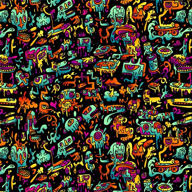2732x2732 texture surrel digital art 4k -  iPad Pro Wallpaper